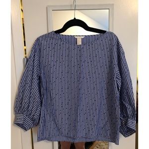 H&M Striped Summer Blouse Size 6